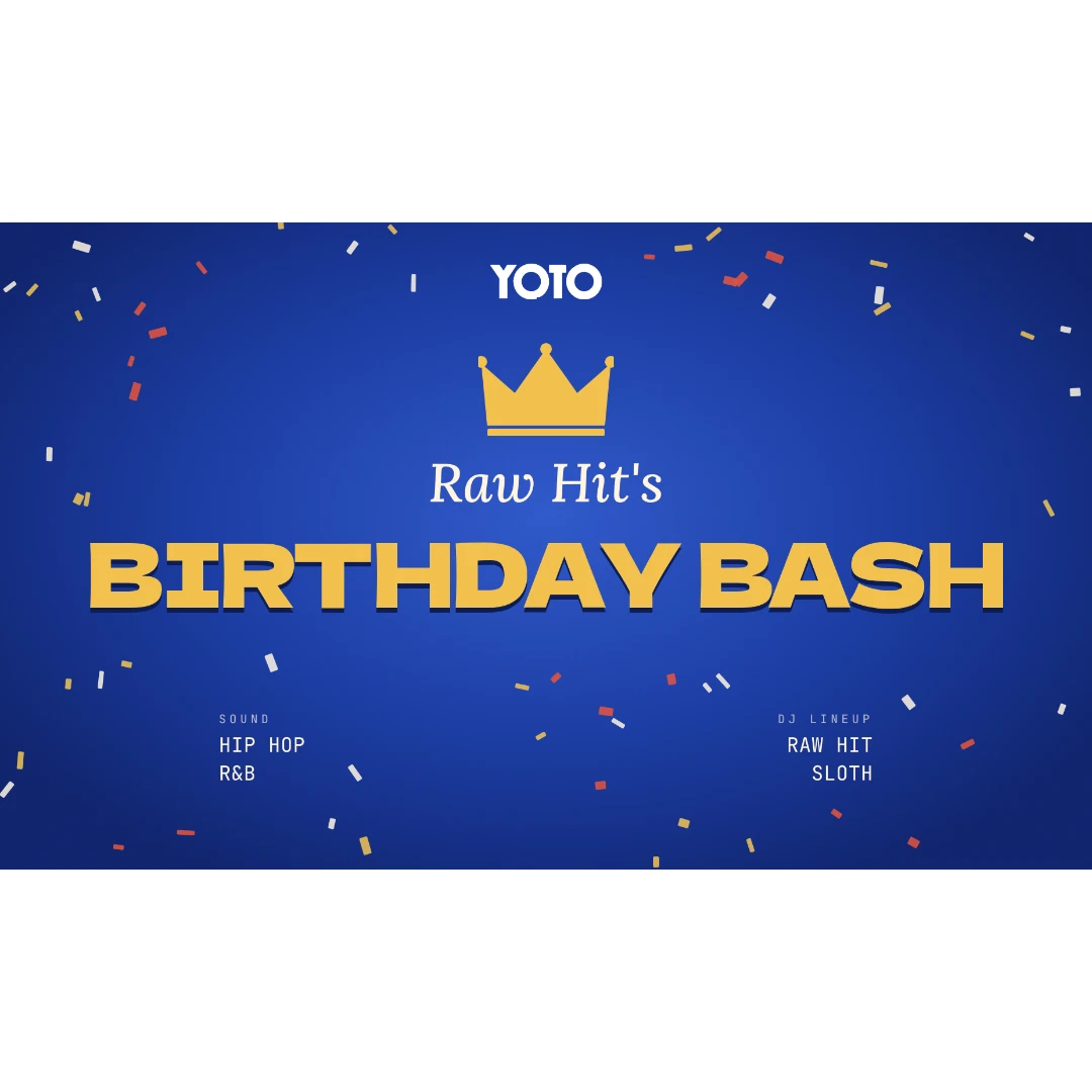 Hiphop, R&B DJ Raw-Hit Birthday Bash