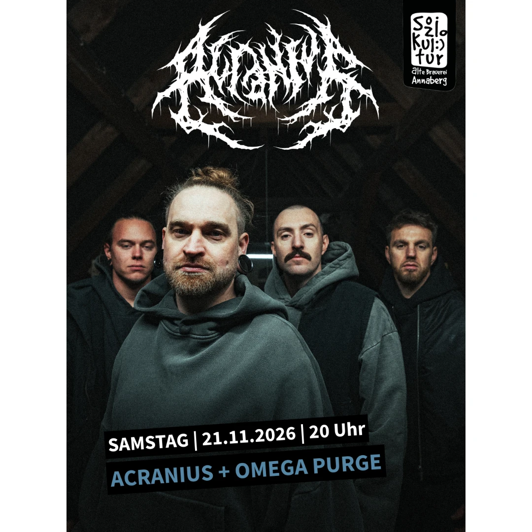 ACRANIUS + OMEGA PURGE Death Metal | Thrash Metal