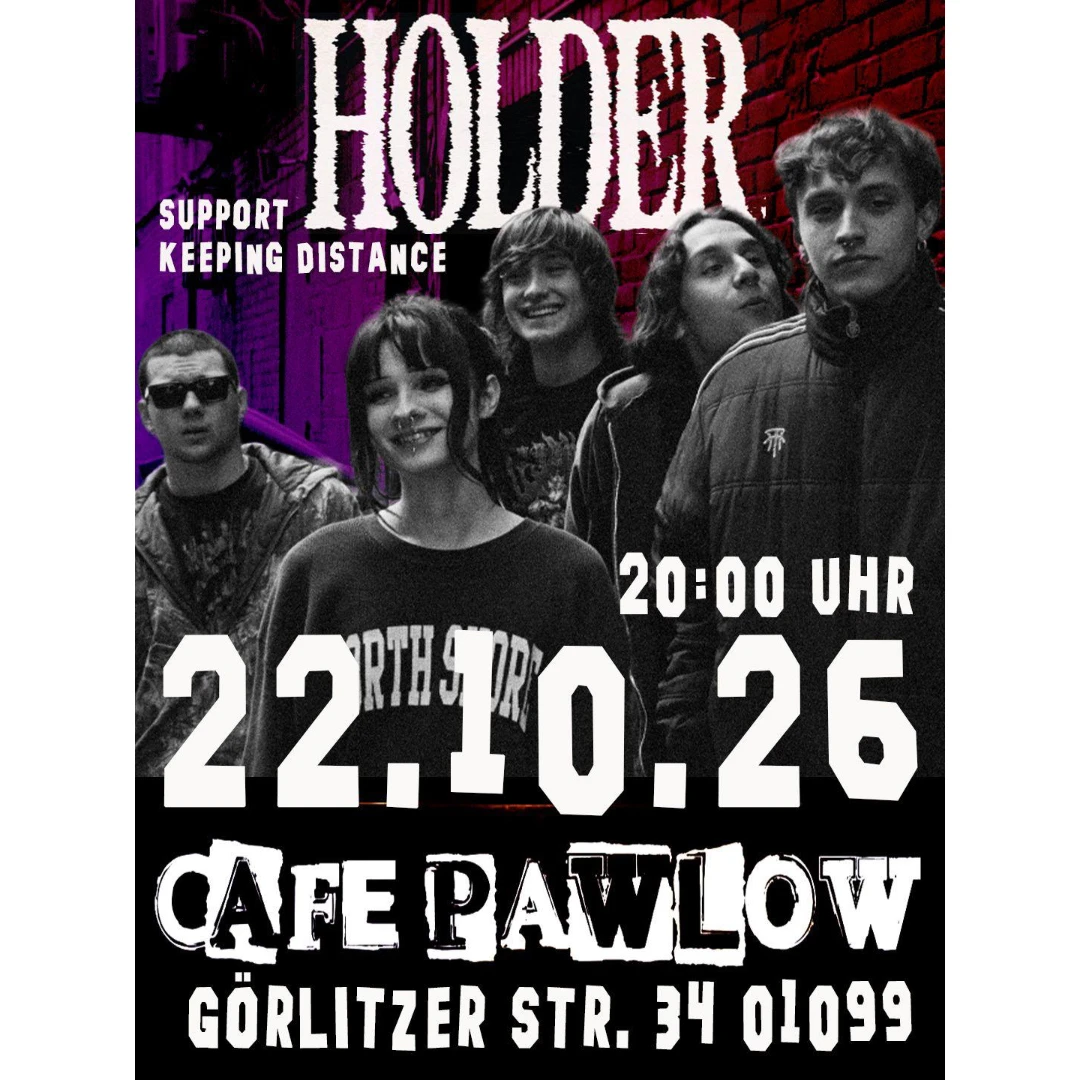 Holder und Keeping Distance Farewell Youth Fest und Schoisaal