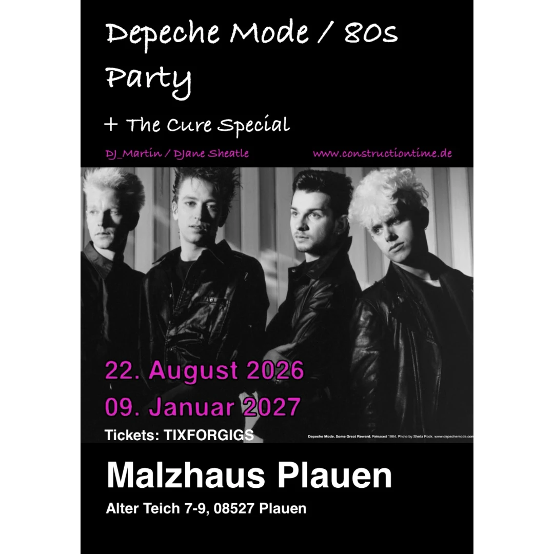 Depeche Mode & 80s Party + The Cure Special