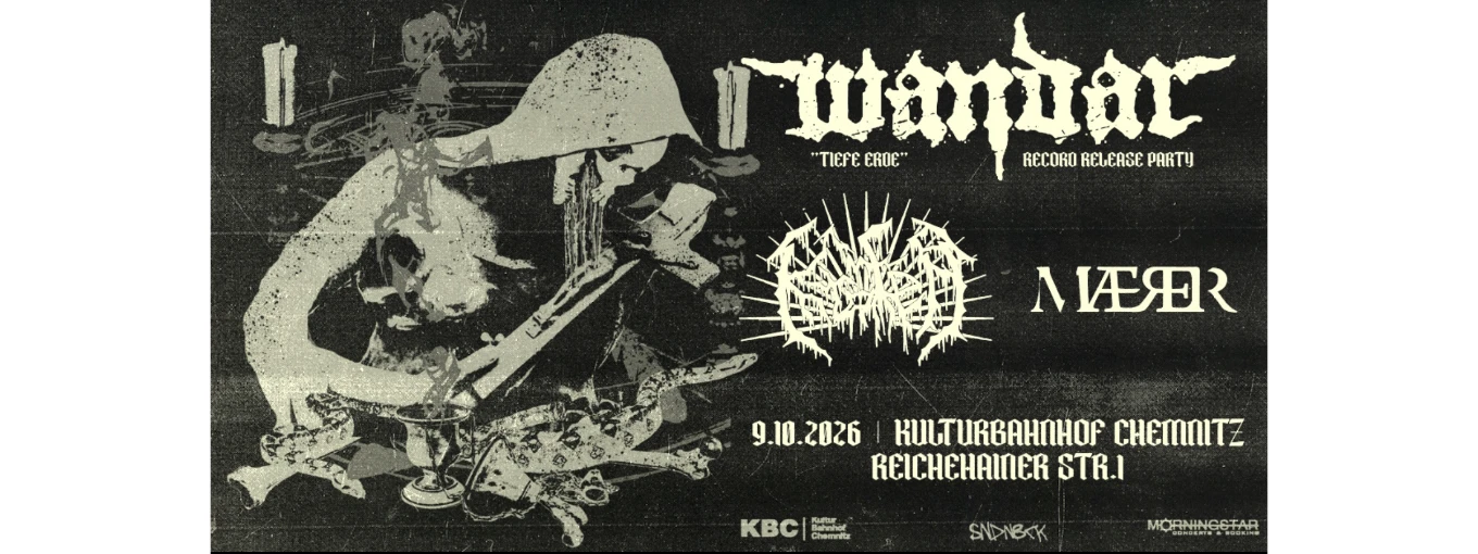 WANDAR "Tiefe Erde" Releaseparty + KRATER & MAERER