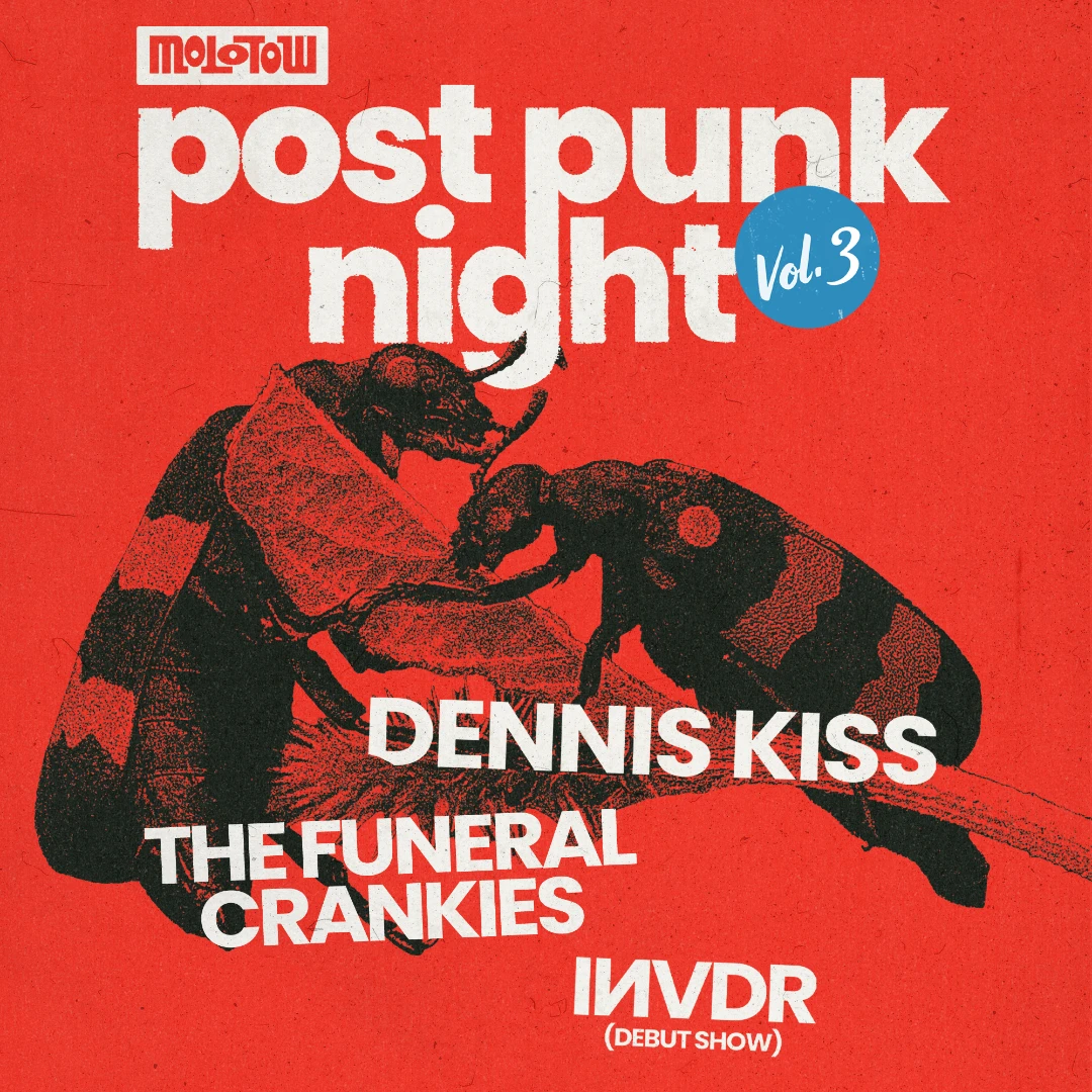 Post Punk Night Vol. 3 W/ Dennis Kiss, The Funeral Crankies, IИVDR