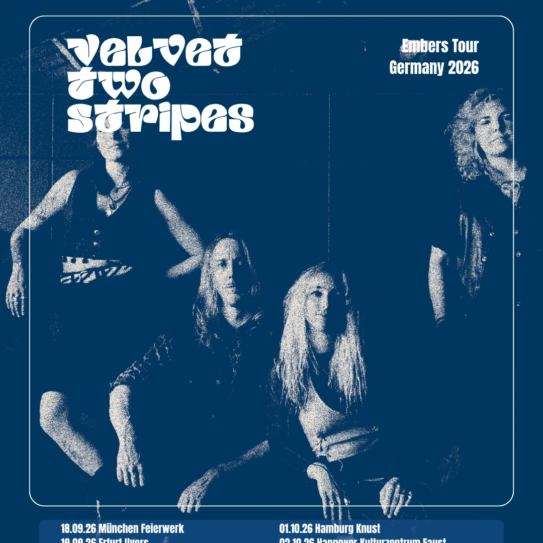 Velvet Two Stripes Embers Germany Tour 2026