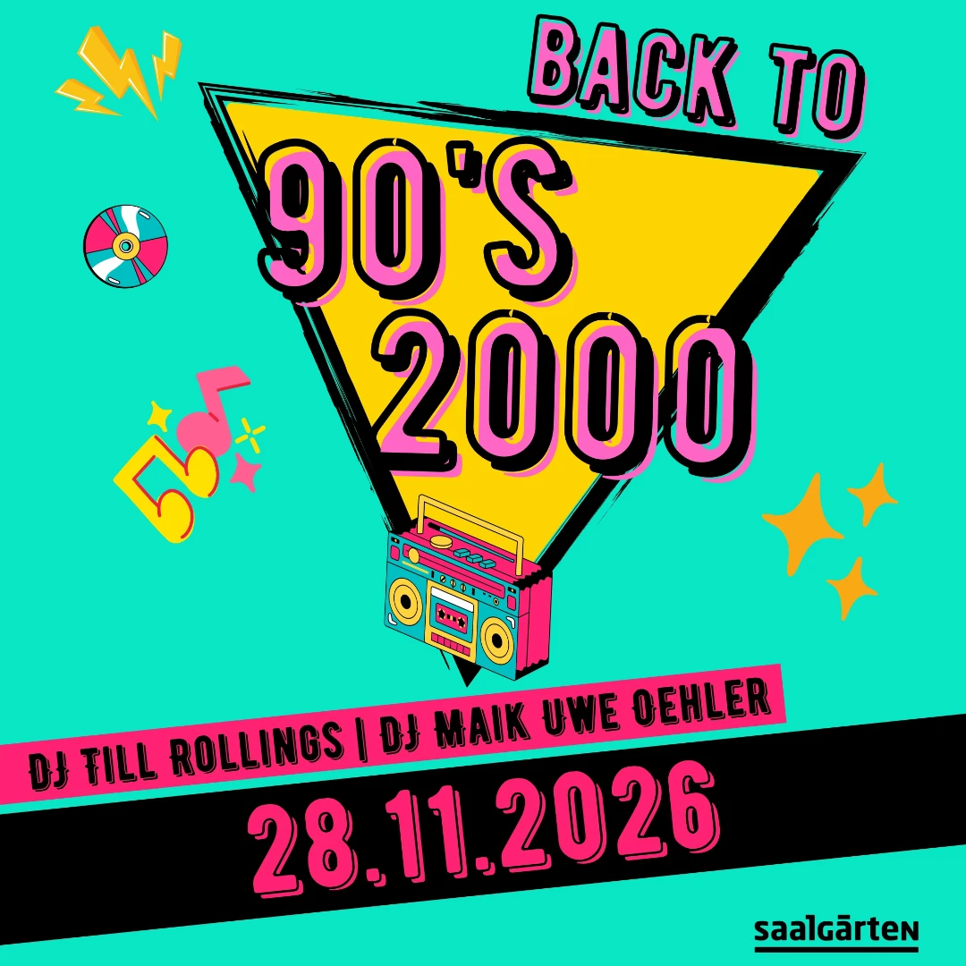 90ER / 2000ER-PARTY Baggy Jeans, Buffalos, Mixtapes, Discman, Klingeltöne und Musik, die man heute noch nach den ersten drei Sekunden erkennt