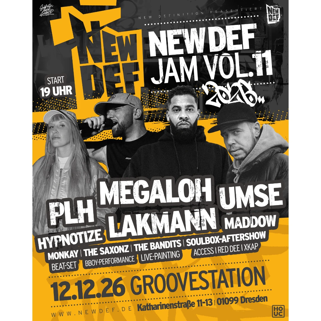 NewDEF Jam Vol. 11 LiveRap, Live-Painting, Beatbox, Breakdance