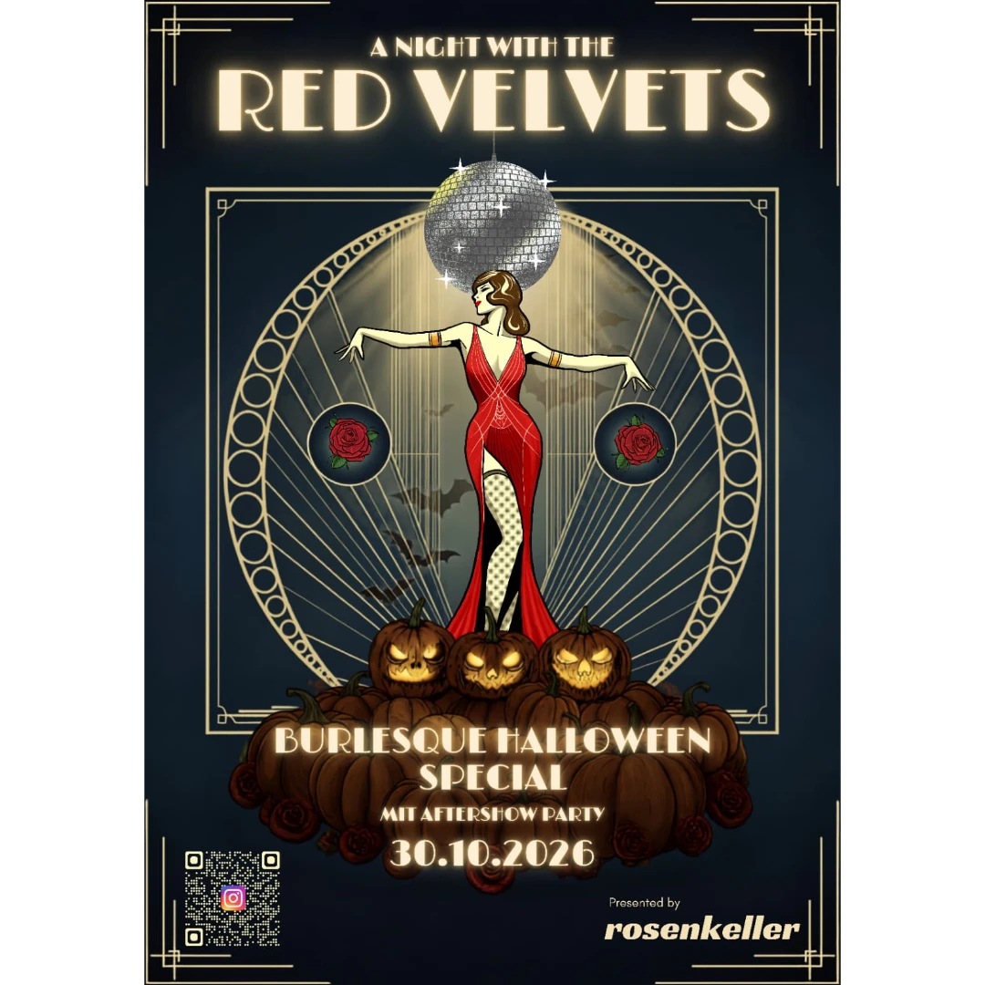A Night with the Red Velvets – Burlesque Show & After Halloween Party A Night with the Red Velvets – Burlesque Show & After Halloween Party