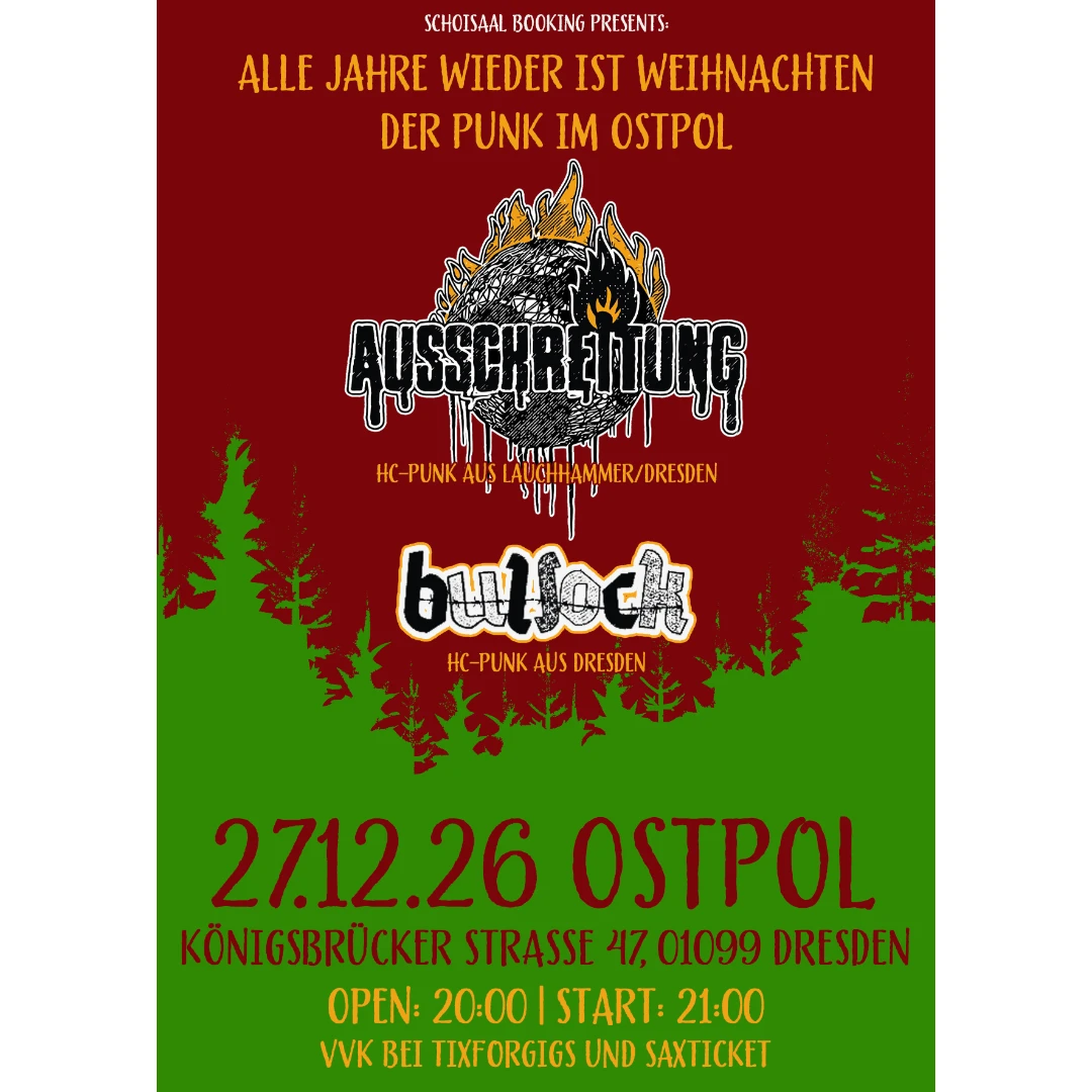 Weihnachtsspezial: Ausschreitung + Special Guest: Bullock