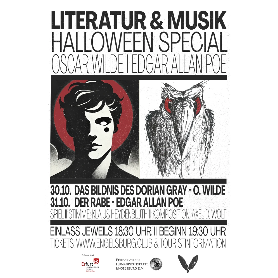 LITERATUR & MUSIK : OSCAR WILDE - DAS BILDNIS DES DORIAN GRAY Spiel/Stimme: Klaus Heydenbluth // Komposition / Viola: Axel D. Wolf