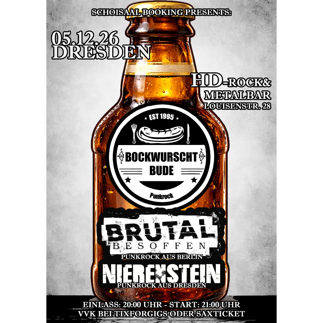 BockwurSCHtbude ,Brutal Besoffen,Nierenstein