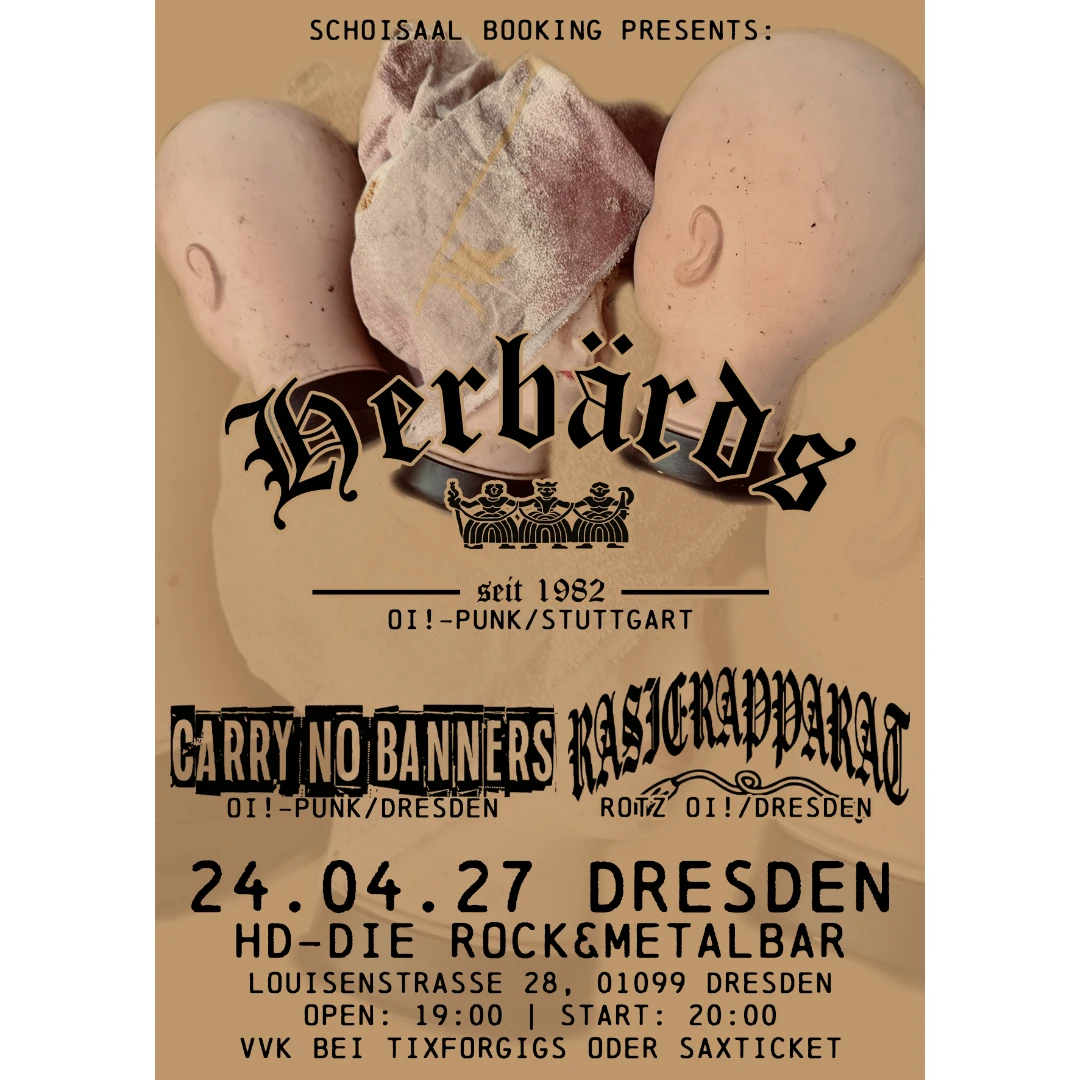 HERBÄRDS,CARRY NO BANNERS,RASIERAPPARAT