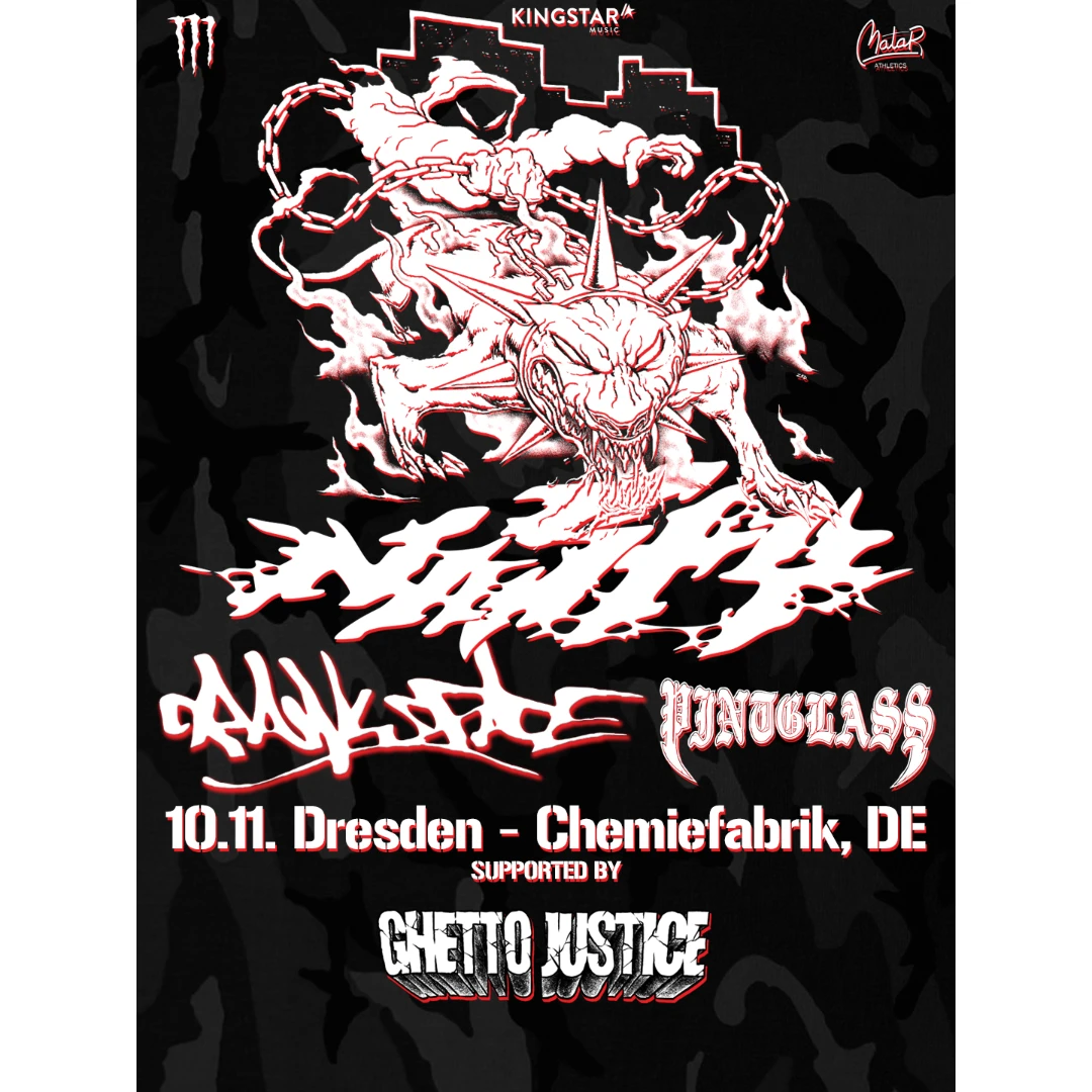 NASTY - EUROPE 2026 Special Guest: CRAWLSPACE, PINTGLASS,Ghetto Justice