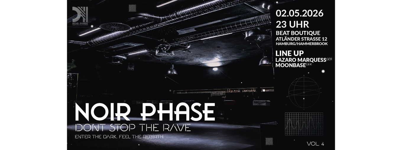 NOIR PHASE - Beat Boutique | Tickets von TixforGigs
